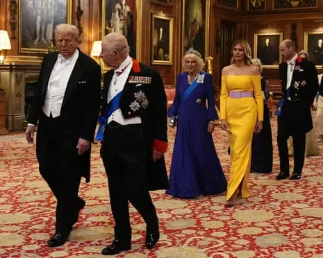 The Royal Family Deploy Red Carpet Amid Demonstrations; Kimmel Taken Off Air Over Kirk Remarks